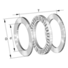 Cylindrical roller thrust bearing 81136-M